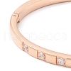 Clear Cubic Zirconia Bangle STAS-P303-02-3