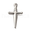 Non-Tarnish 304 Stainless Steel Pendants STAS-R223-05B-1