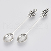 Tibetan Style Alloy Big Pendants TIBEP-T008-01AS-RS-1
