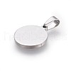 304 Stainless Steel Stamping Blank Tag Pendants STAS-L220-03A-2