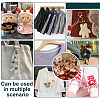 30 Yards Cotton BEST WISHES FOR YOU Word Printed Ribbon OCOR-WH0086-87D-8
