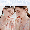 SOFPLATE 500Pcs AB Color Plated Opaque Acrylic Flower Beads SACR-SP0001-02-5