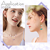 AHADERMAKER 16Pcs 4 Colors Glass Pendants GLAA-GA0001-32-6