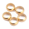 Rack Plating Brass Spacer Beads KK-O139-16C-G-1