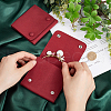 Beebeecraft 2Pcs Microfiber Cloth Jewelry Storage Bags with Brass Button ABAG-BBC0001-17B-01-3