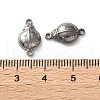 304 Stainless Steel Connector Charms STAS-R164-04P-02-3