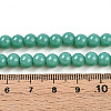 Baking Painted Opaque Glass Beads Strands GLAA-T032-P6mm-12A-1-4
