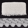 15 Yards Cotton Embroidery Flower Lace Ribbon OCOR-WH0086-91B-7