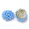 Glass Seed Beaded Cabochons FIND-G058-02H-2