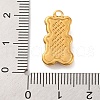 304 Stainless Steel Pendants STAS-M072-02G-3