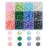 840Pcs 12 Colors Baking Painted Crackle Glass Bead Strands DGLA-YW0001-10-1