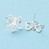 201 Stainless Steel Stud Earring Findings STAS-K241-16S-2