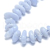 Natural Blue Lace Agate Chip Beads Strands G-NH0016-J01-01-3