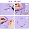 SUPERFINDINGS 20Pcs 2 Colors Eco-Friendly Brass Watch Band Clasps KK-FH0007-69-3