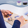  2 Rolls 2 Colors Special Coated Polyester Beading Threads OCOR-NB0002-05-5