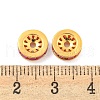 925 Sterling Silver Micro Pave Cubic Zirconia Beads STER-U002-15C-G-2