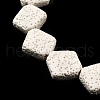 Dyed Natural Lava Rock Beads Strands G-A264-A03-01C-3