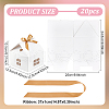 House Shape Cardboard Candy Storage Box CON-WH0084-89A-2