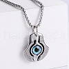 Evil Eye Pendant Stainless Steel Necklaces for Men Fashion Clothing Matching EB4271-1