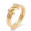 Ion Plating(IP) 304 Stainless Steel Finger Rings RJEW-K233-44G-7-1