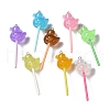 Luminous Translucent Resin Big Pendants RESI-D057-06-1
