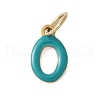 304 Stainless Steel Enamel Charms STAS-G353-01G-O-1