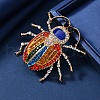 Beatles Alloy Rhinestone Brooches for Backpack Clothes PW-WGB4875-01-3