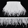AHADERMAKER 2 Yards Fashion Ostrich Feather Cloth Strand Costume Accessories FIND-GA0003-68A-1