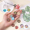   Printed Picture Glass Cabochons GGLA-PH0005-25mm-002-2