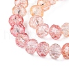 Transparent Glass Beads Strands X-GLAA-T023-4mm-A06-3