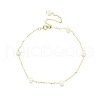 Natural Freshwater Pearls Beaded Link Bracelets BJEW-I314-133-6