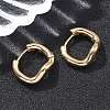 Brass Hoop Earrings EJEW-D320-12G-2