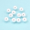 Plastic Imitation Pearl Beads PEAR-H020-01G-1