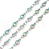 Rainbow Color 304 Stainless Steel Link Chains STAS-P219-56M-1