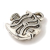 Tibetan Style Alloy Pendants TIBEP-L021-35AS-2