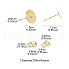 20Pcs 304 Stainless Steel Stud Earring Findings STAS-YW0001-42B-4