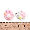 Opaque Resin Pendants RESI-G101-03-3