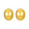 Stylish Stainless Steel Oval Stud Earrings XB7886-5