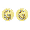 Brass Micro Pave Clear Cubic Zirconia Beads KK-T030-LA843-GX3-1