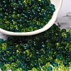 Transparent Colours Glass Round Seed Beads X1-SEED-P006-02A-02-1