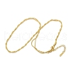 304 Stainless Steel 2 strand Necklaces for Women NJEW-C061-01G-5