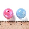 UV Plating Iridescent Acrylic Beads MACR-D032-05-3