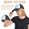 Brass Enamel Link Baseball Cap Chain AJEW-GO00028-6