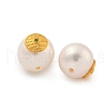 Round Natural Freshwater Pearl Beads PEAR-K009-09G-2