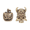 HOBBIESAY 2Pcs 2 Style Brass Beads FIND-HY0003-58-1