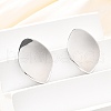 304 Stainless Steel Stud Earrings EJEW-D319-09B-P-2