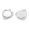 304 Stainless Steel Pendant Cabochon Component STAS-N114-05P-2