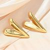 304 Stainless Steel Stud Earrings EJEW-U047-19G-2