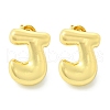 Rack Plating Brass Earrings EJEW-S222-01G-J-1