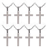 CHGCRAFT 8Pcs Stainless Steel Pendants Necklaces NJEW-CA0001-19P-1